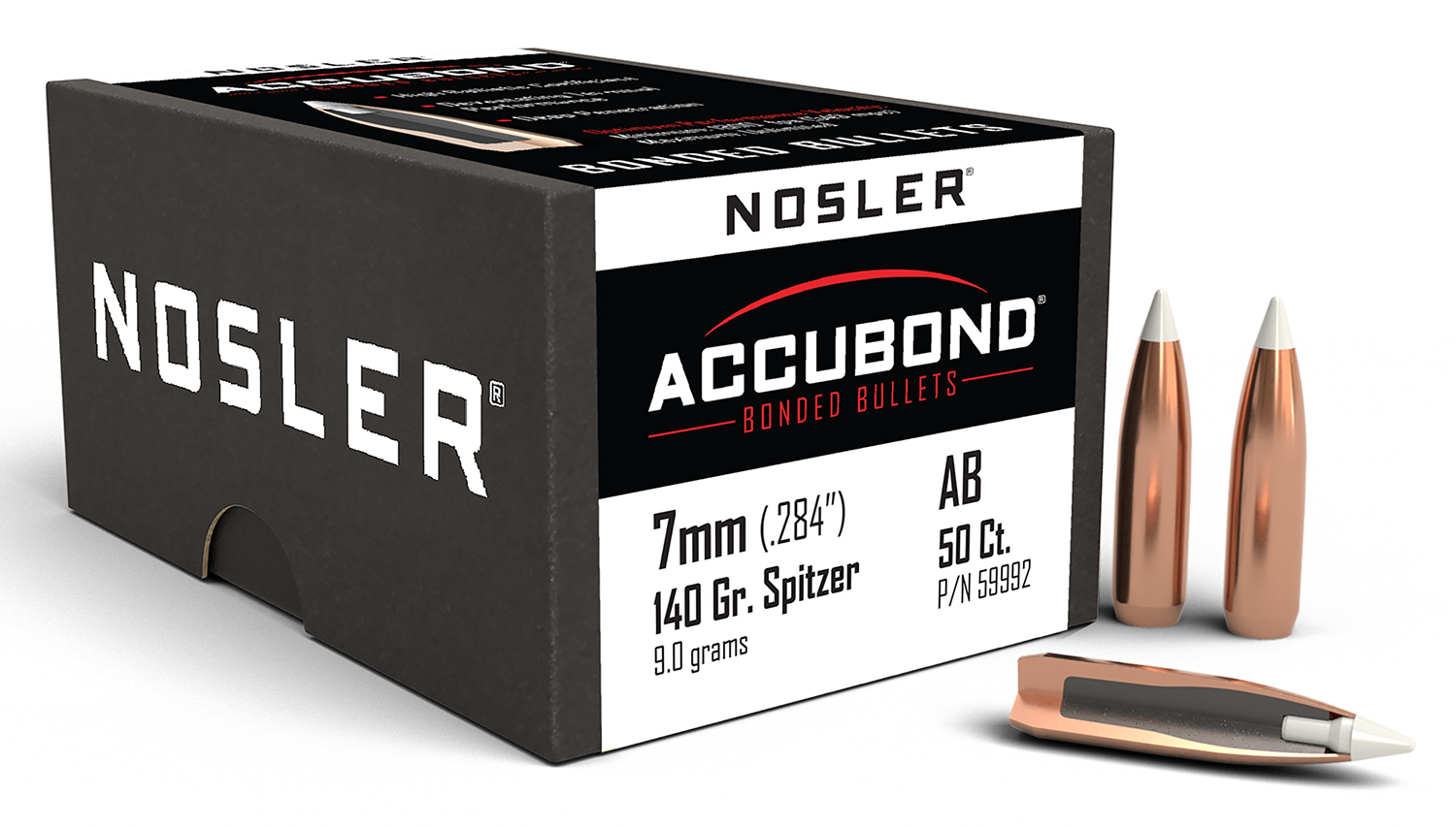 NOSLER 7MM 140GR ACCUBOND 50CT  | 7mm REM MAG | 054041599924
