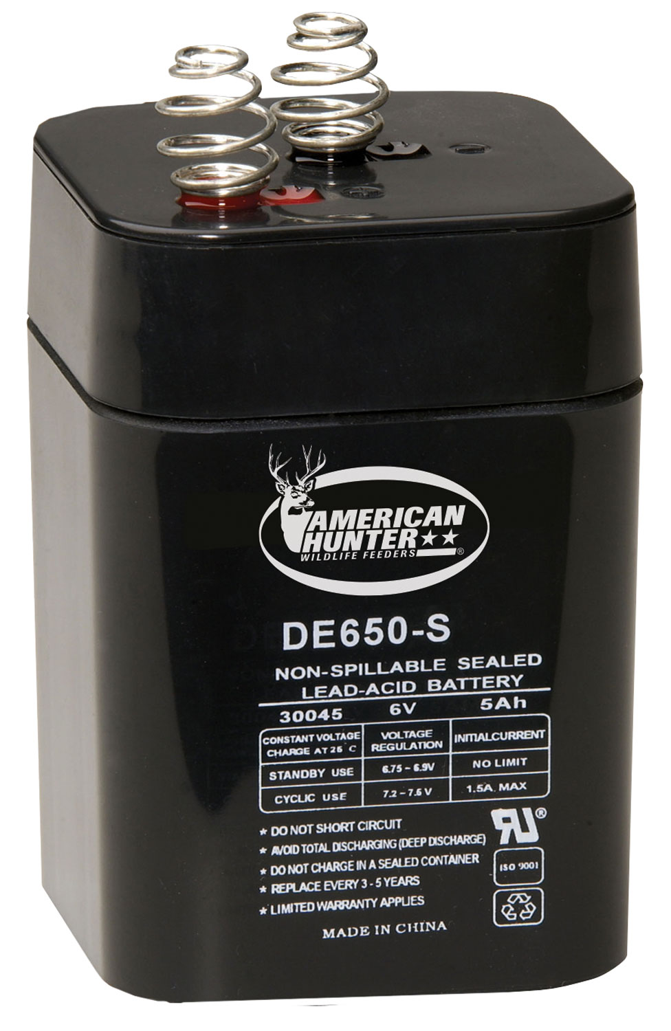 American Hunter DE30053 HR Rechargeable Battery 6 Volt 5 mAh