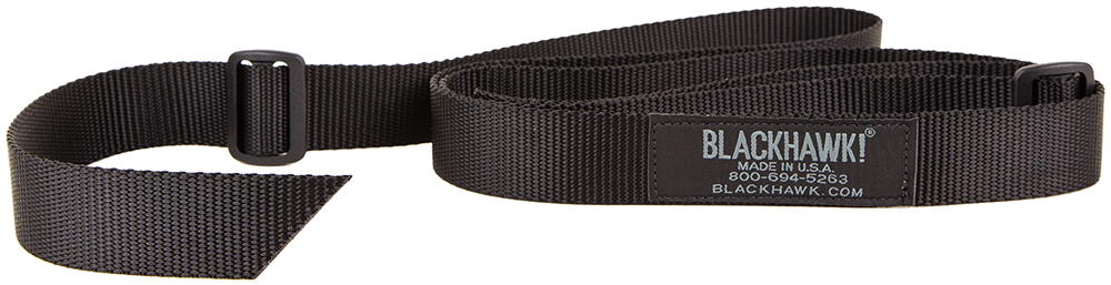 Blackhawk 70UT00BK Universal Tactical Sling made of Black Nylon Webbing with 1.25