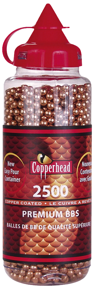Crosman 747 Copperhead Copper-Plated Steel BBs 2500 ct | 028478074705