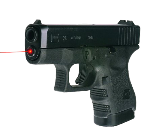 LaserMax LMS1161 Guide Rod Laser 5mW Red Laser with 635nM Wavelength & Made of Aluminum for Glock 26, 27, 33 Gen1-3
