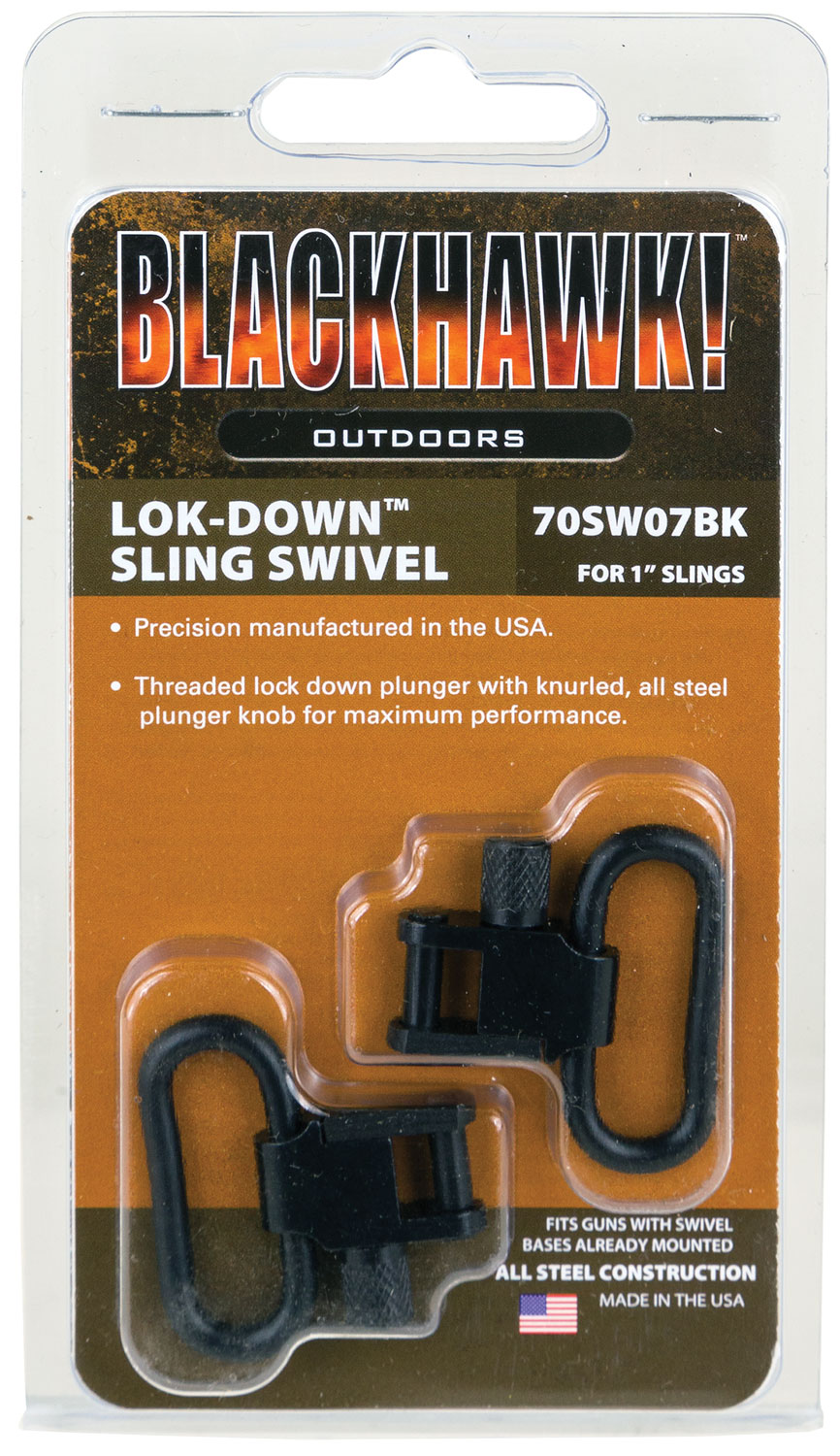 Blackhawk 70SW07BK Lok-Down Swivel Set  Blued 1
