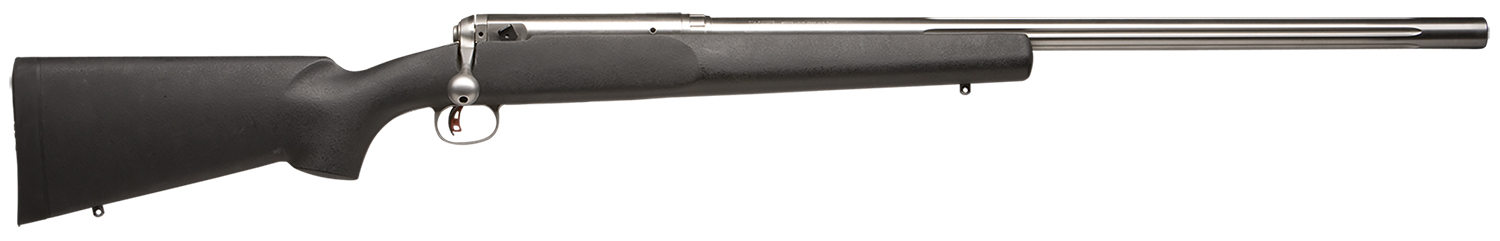 Savage Arms 18146 12 LRPV 204 Ruger Caliber with 1rd Capacity, 26 Inch 112 Inch Twist Barrel, Matte Stainless Metal Finish  Matte Black Fixed HS Precision with VBlock Stock Right Hand Full Size | 011356181466