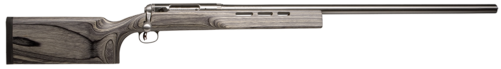 Savage Arms 18155 12 F Class 6.5x284 Norma Caliber with 1rd Capacity, 30 Inch 18 Inch Twist Barrel, Matte Stainless Metal Finish  Gray Laminate Stock Right Hand Full Size | 011356181558