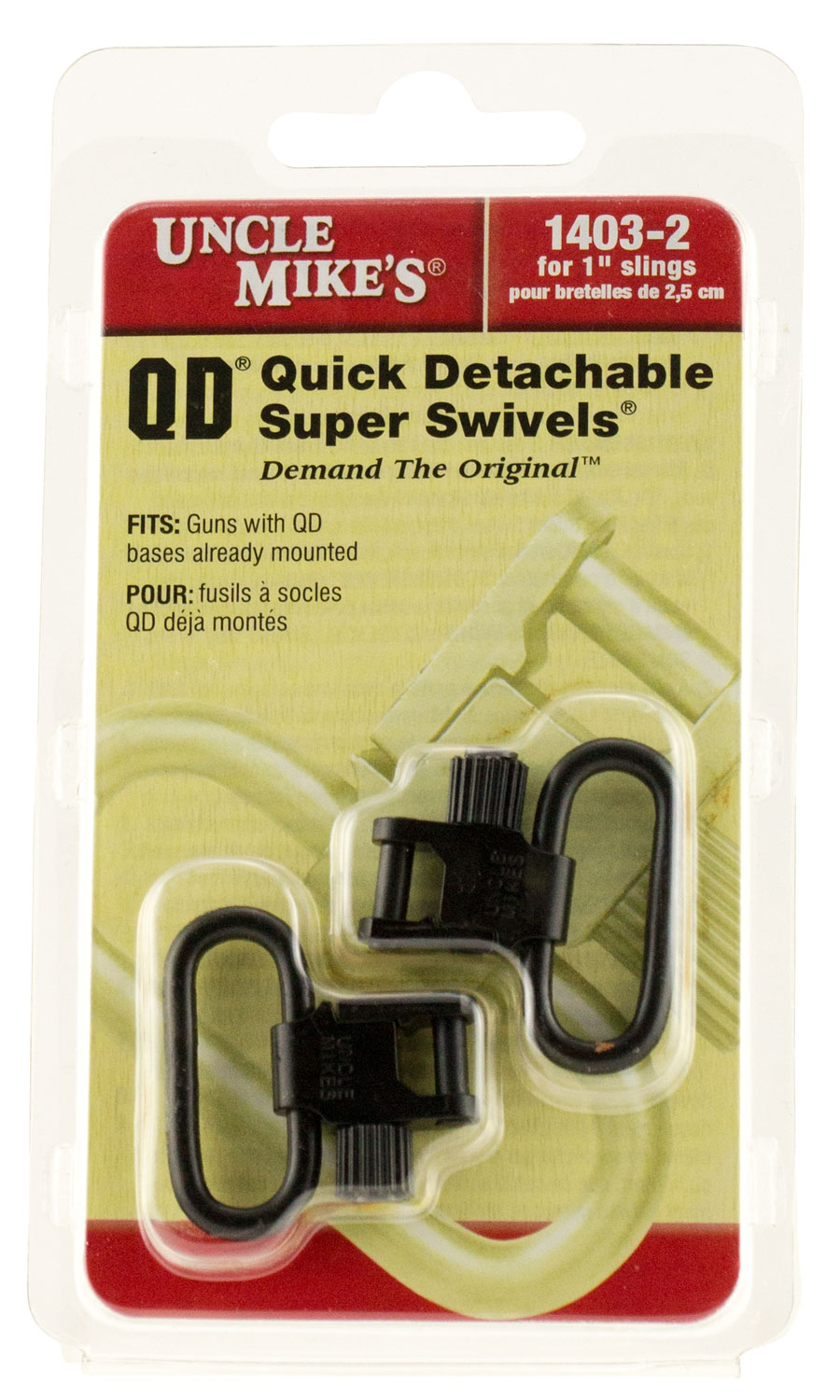 Uncle Mikes 14032 Super Swivel  made of Steel with Blued Finish, 1