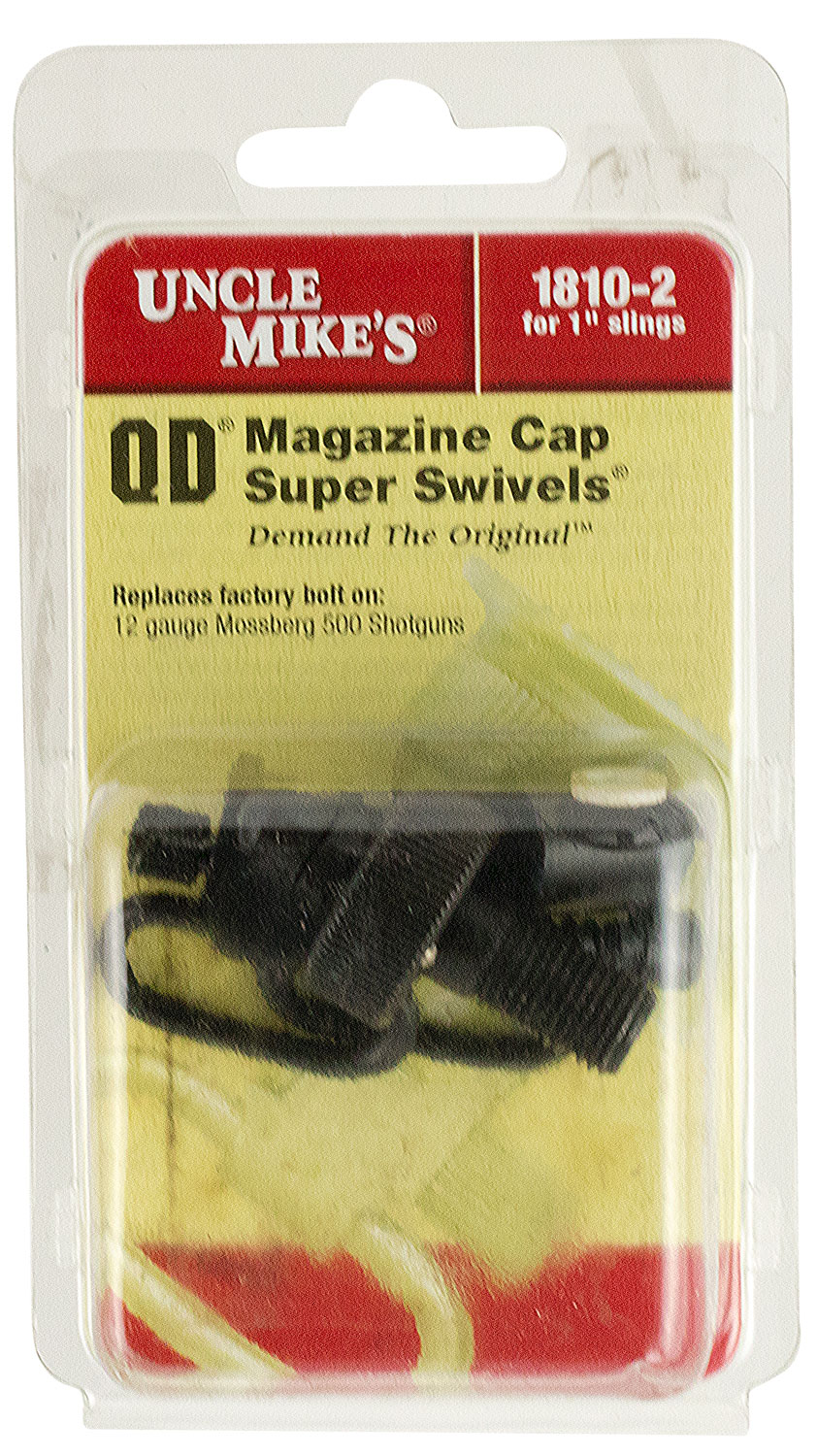 Uncle Mikes 18102 Mag Cap Swivel Set made of Steel with Blued Finish, 1