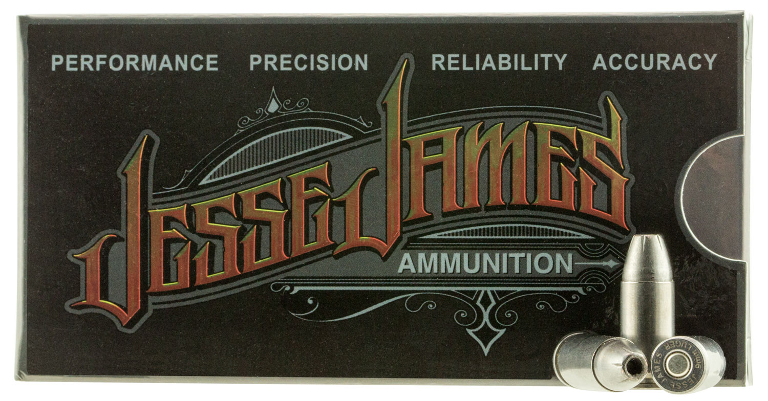 Ammo Inc 9115HPJJ20 Jesse James 9mm Luger 115 GR Hollow Point 20 Bx/ 10 Cs