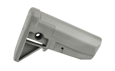 BCM GFSMOD0WG BCMGunfighter Mod 0 Stock Assembly Wolf Gray Synthetic for AR-15