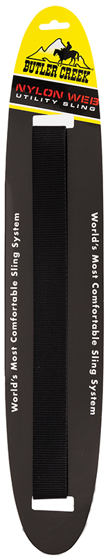 Butler Creek 26703 Utility Sling made of Black Nylon Webbing with 48