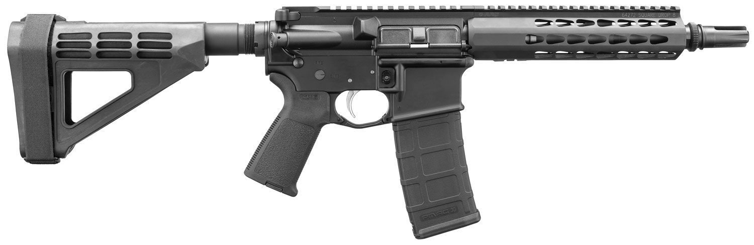 Bushmaster 90907 Square Drop Pistol AR Pistol Semi-Automatic 300 AAC Blackout/Whisper (7.62x35mm) 9.5