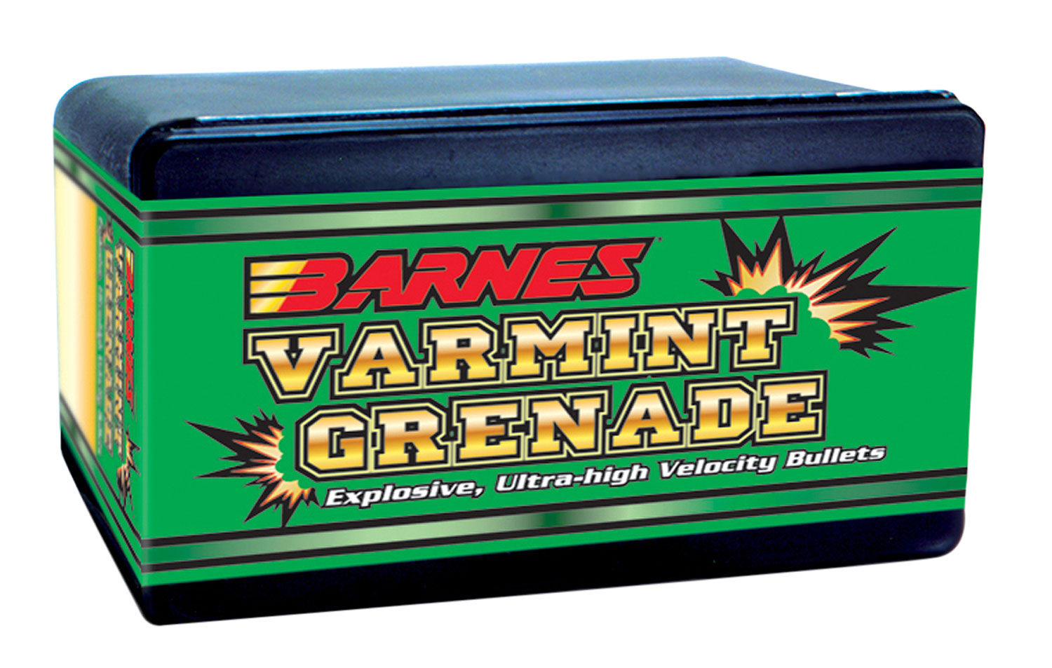 Barnes Bullets 30171 Varmint Grenade Ultra High Velocity 22 Cal .224 36 gr Flat Base Hollow Point (FBHP) 100 Per Box