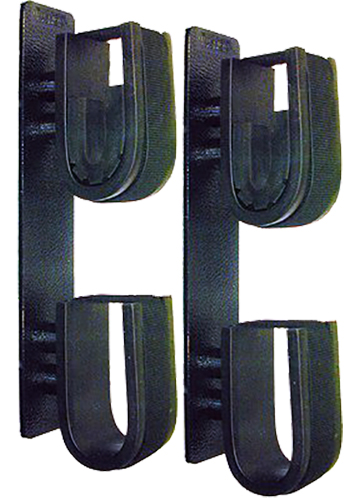 Rugged Gear 10040 Dual Lock Gun Holder Black Metal 2 Pack | 786602100408