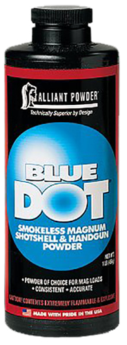 Alliant Powder BLUEDOT Shotshell Powder Blue Dot Pistol/Shotgun Multi-Gauge  Multi-Caliber Magnum 1 lb