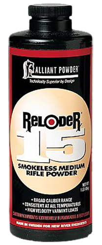 Alliant Powder RELODER15 Rifle Powder Reloder 15 Rifle Multi-Caliber Medium Rifle 1 lb