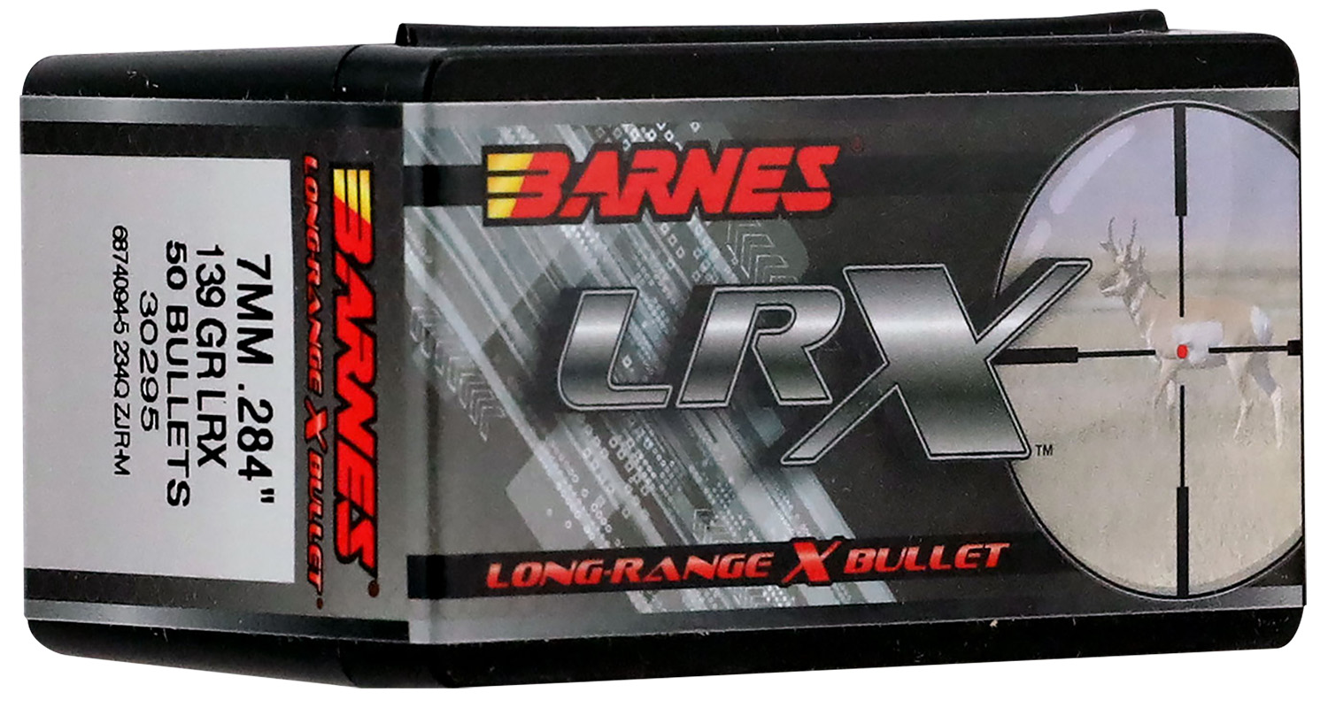 Barnes Bullets 30295 LRX Long Range 7mm .284 139 gr LRX Boat-Tail 50 Per Box