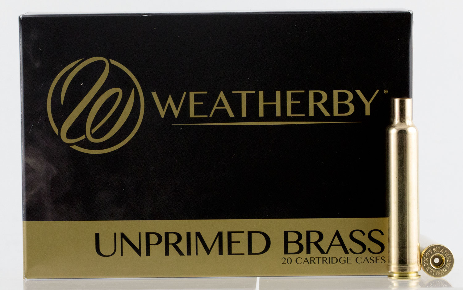 Weatherby BRASS653 Unprimed Cases  6.5-300 Wthby Mag Rifle Brass 20 Per Box