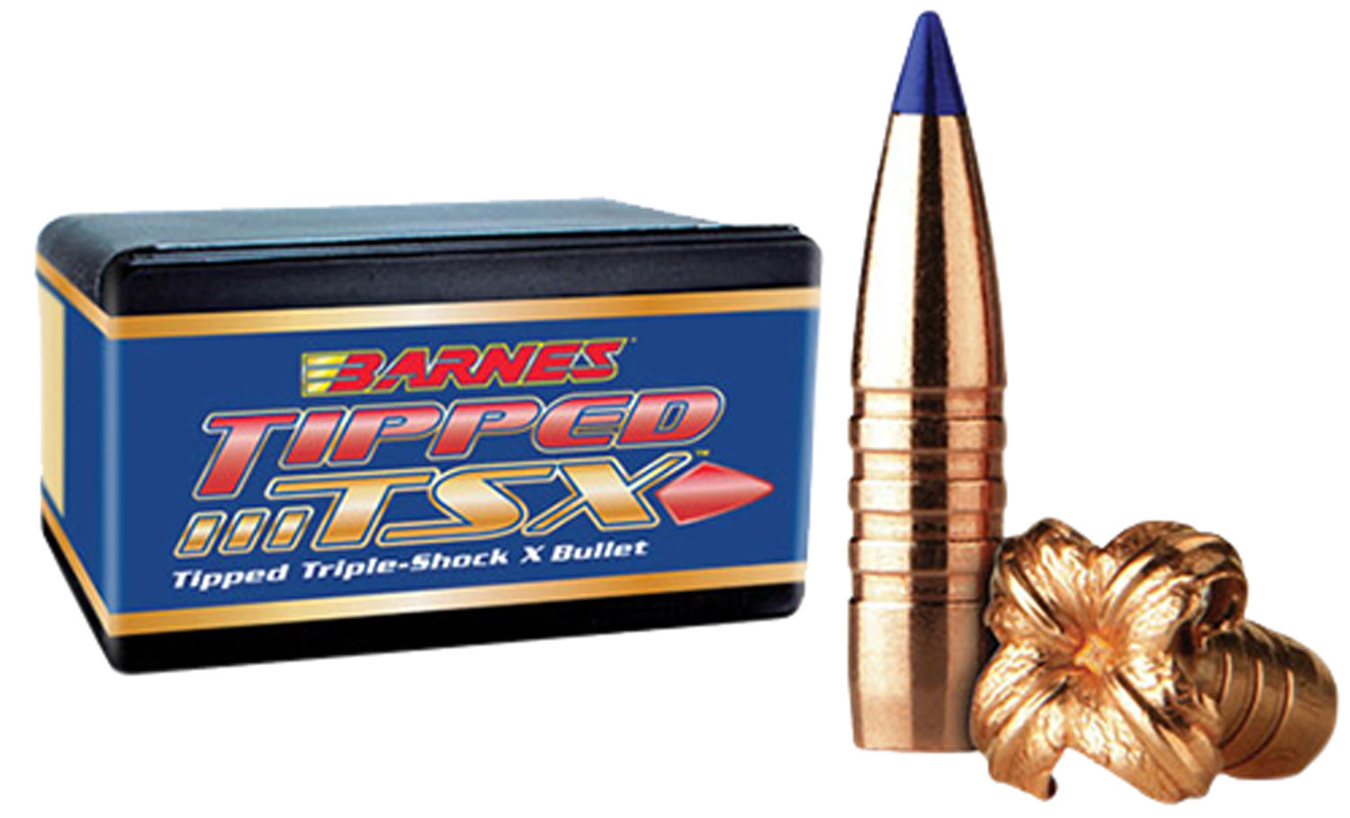 Barnes Bullets 30424 Tipped TSX  338 Cal .338 160 GR TTSX Flat Base 50 Per Box