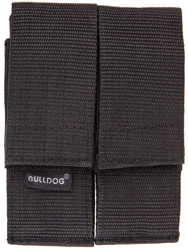 Bulldog WMAGL Double Mag Holder  Black Nylon Belt Loop