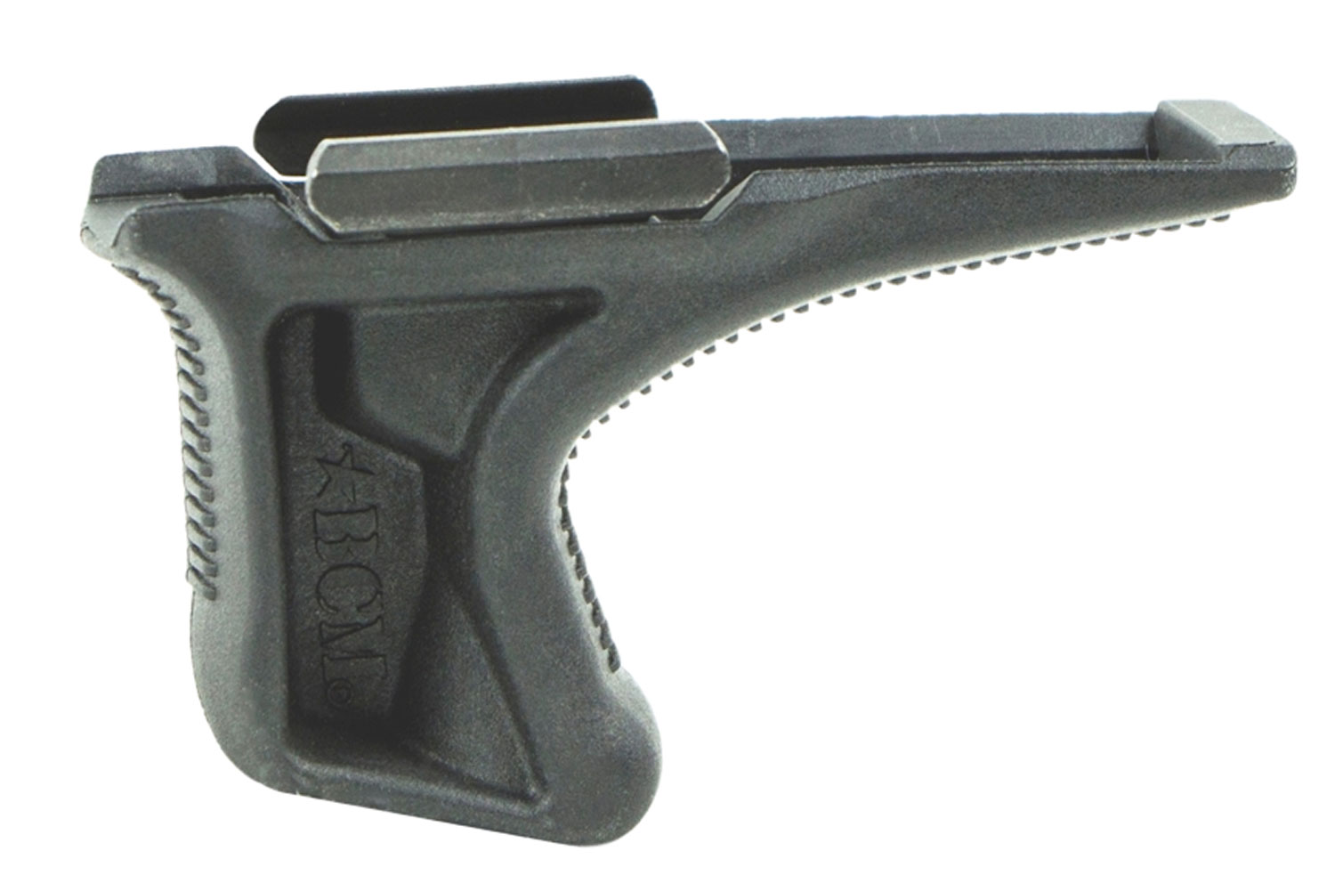 BCM KAG1913BLK BCMGunfighter Kinesthetic Angled Grip Made of Polymer With Black Textured Finish for Picatinny Rail