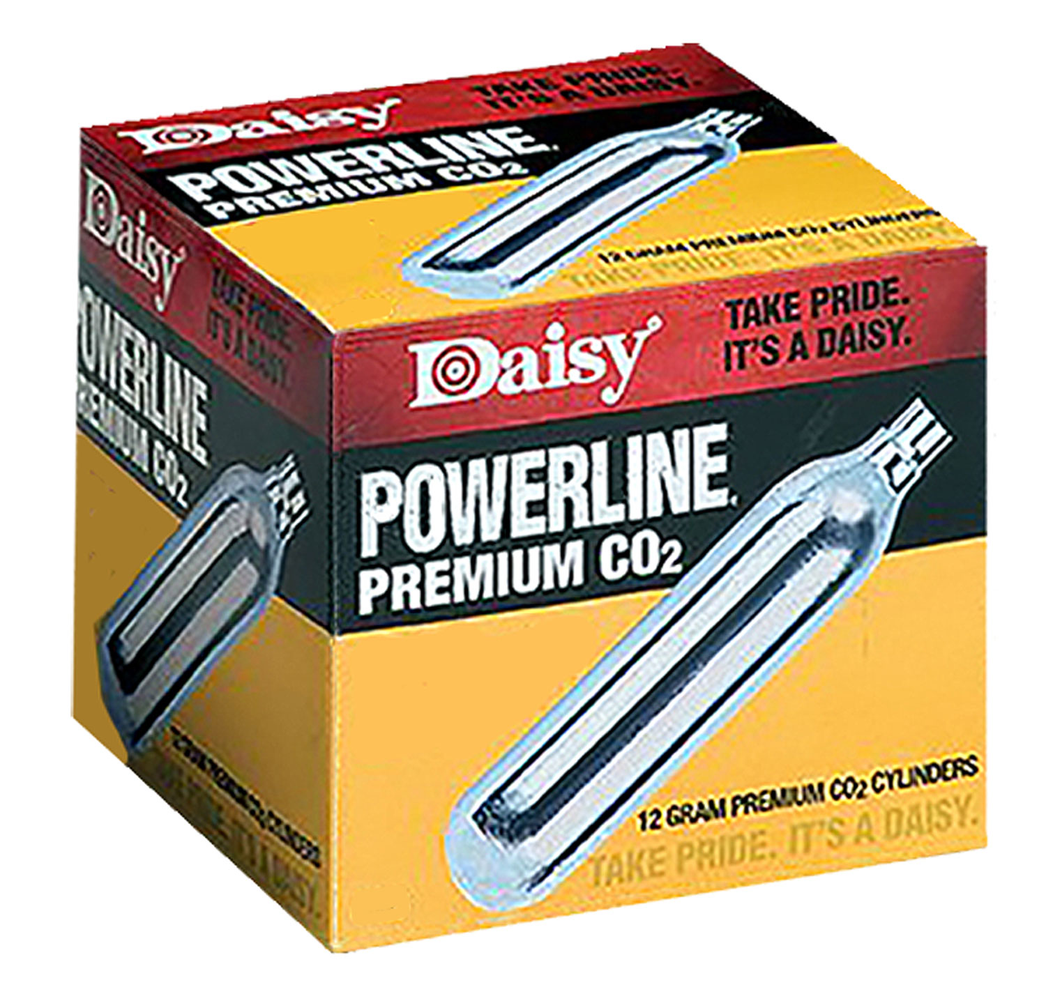 Daisy 7015 Powerline CO2 Cylinder 12 gram 15 Per Pack | 039256070154