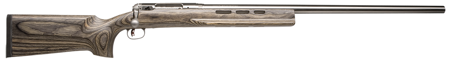 Savage Arms 18615 12 Benchrest 308 Win Caliber with 1rd Capacity, 29 Inch 112 Inch Twist Barrel, Matte Stainless Metal Finish  Gray Laminate Stock Right Hand Full Size | 011356186157