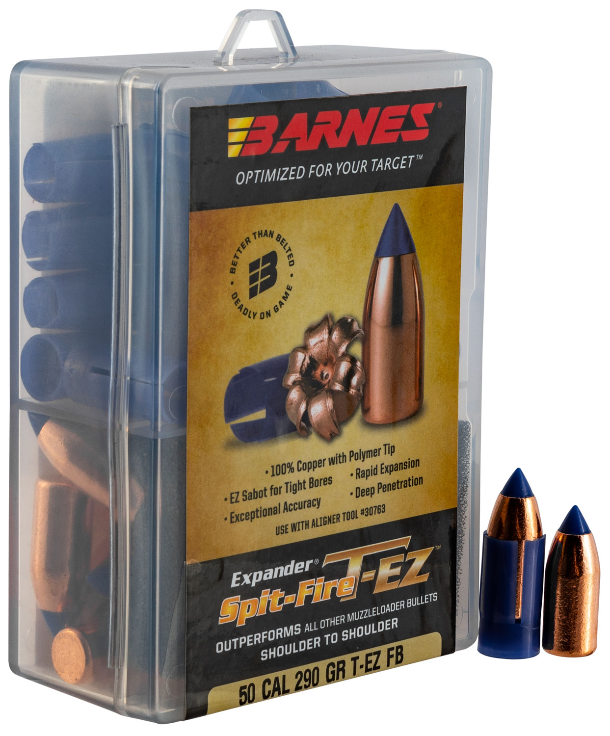 Barnes Bullets 30607 Spit-Fire T-EZ  50 Cal 290 GR 24