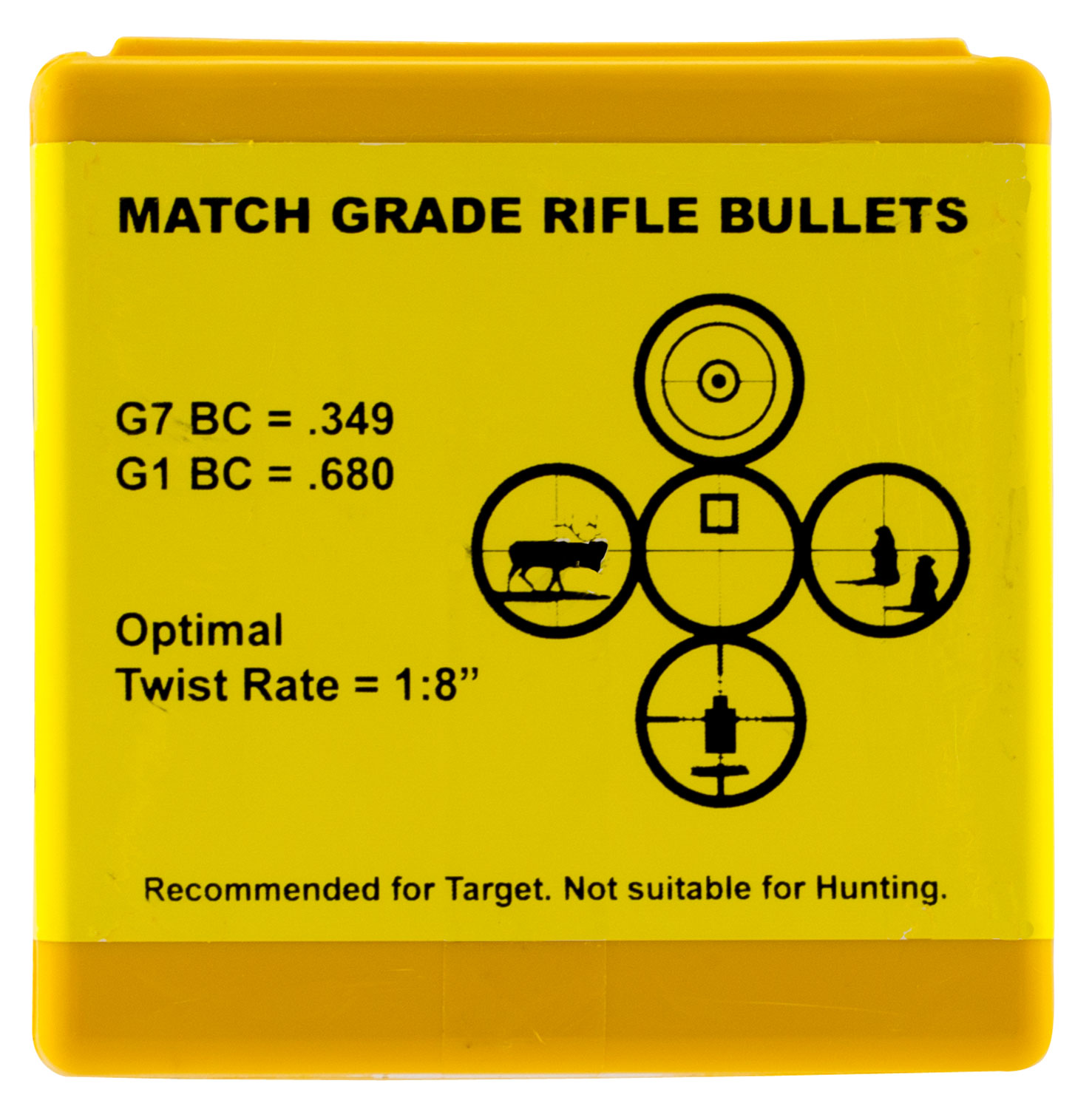 Berger Bullets 28407 Hybrid Target Match Grade 7mm .284 180 gr Hybrid 100 Per Box