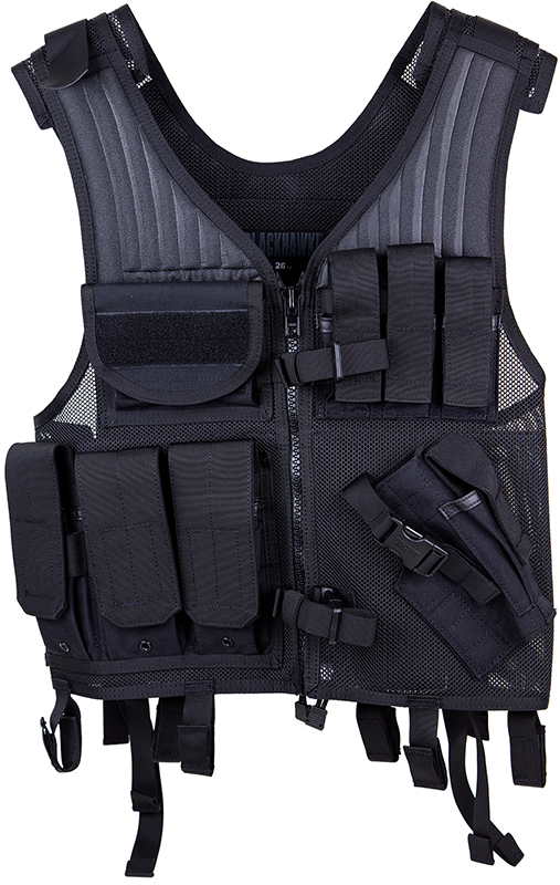 Blackhawk 30EV26BK Omega Elite Pistol Vest Black Nylon Mesh | 648018006760