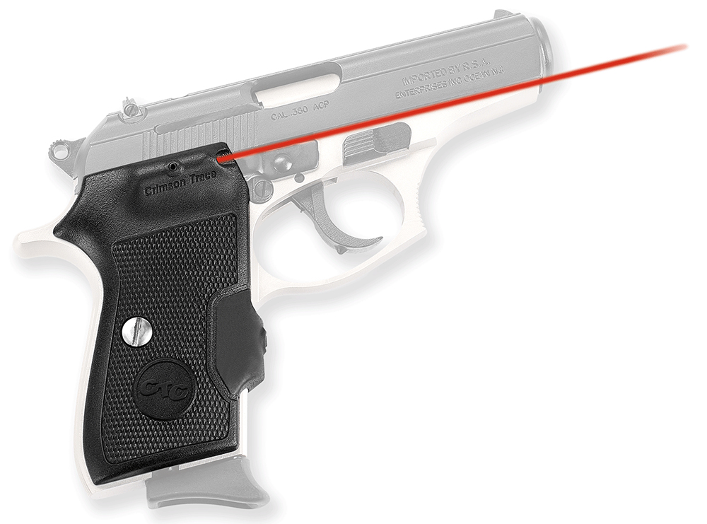 Crimson Trace LG442 Lasergrips  5mW Red Laser with 633nM Wavelength & Black Finish for Bersa Thunder, Firestorm (Except 380 Conceal Carry)