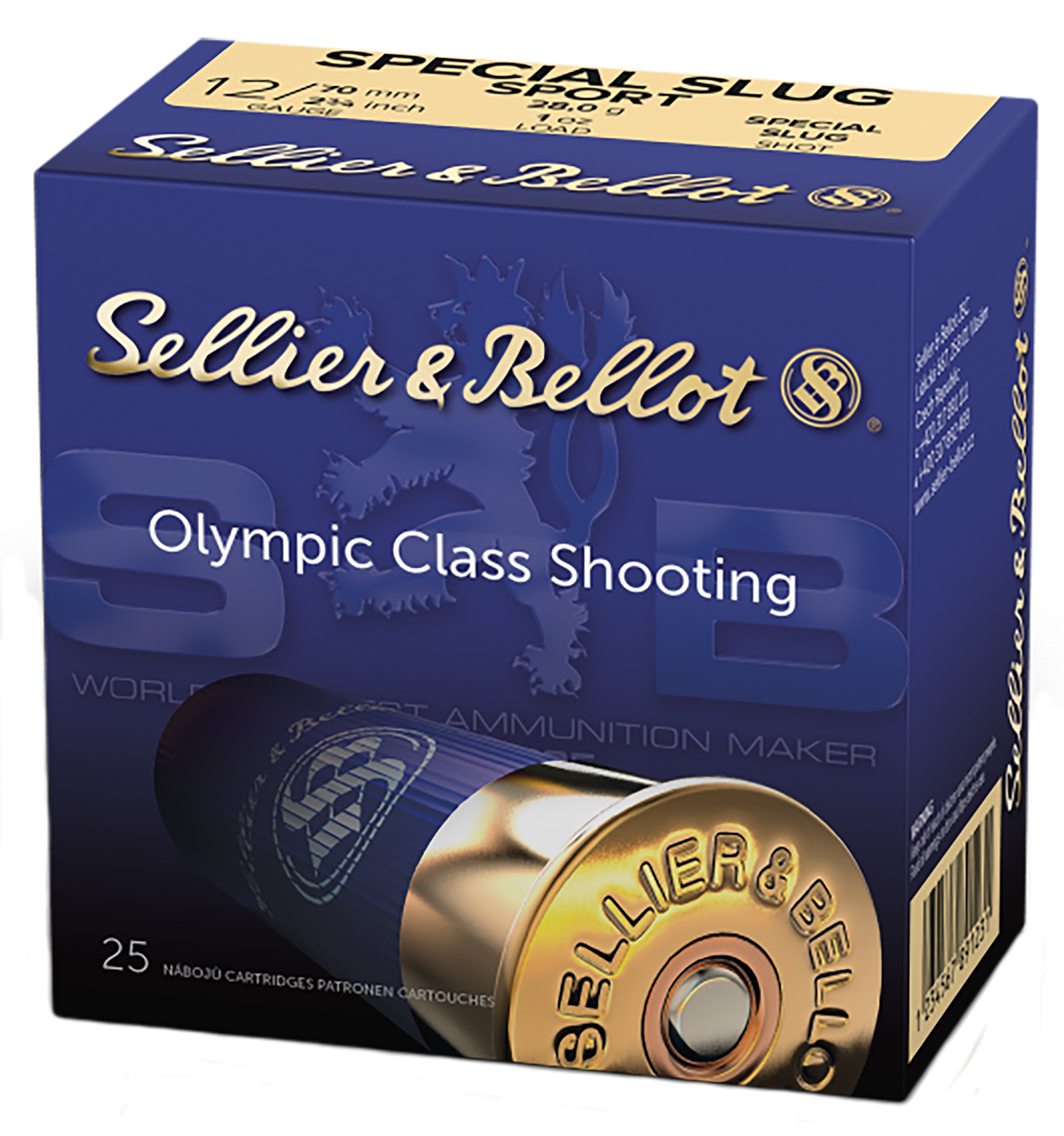 Sellier & Bellot SB12SLUG Shotgun 12 Gauge 2.75