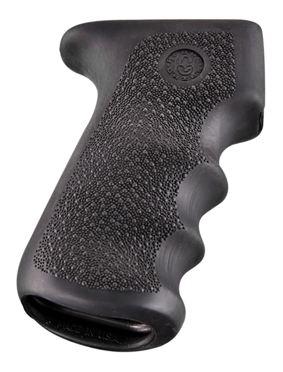 Hogue 74000 Rubber Grip  Cobblestone Black with Finger Grooves for AK-47, AK-74