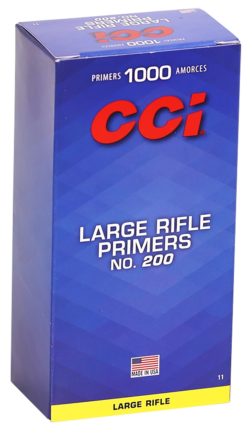 CCI 0011 Standard Rifle No. 200 Large Rifle Multi-Caliber Rifle 1000 Per Pack