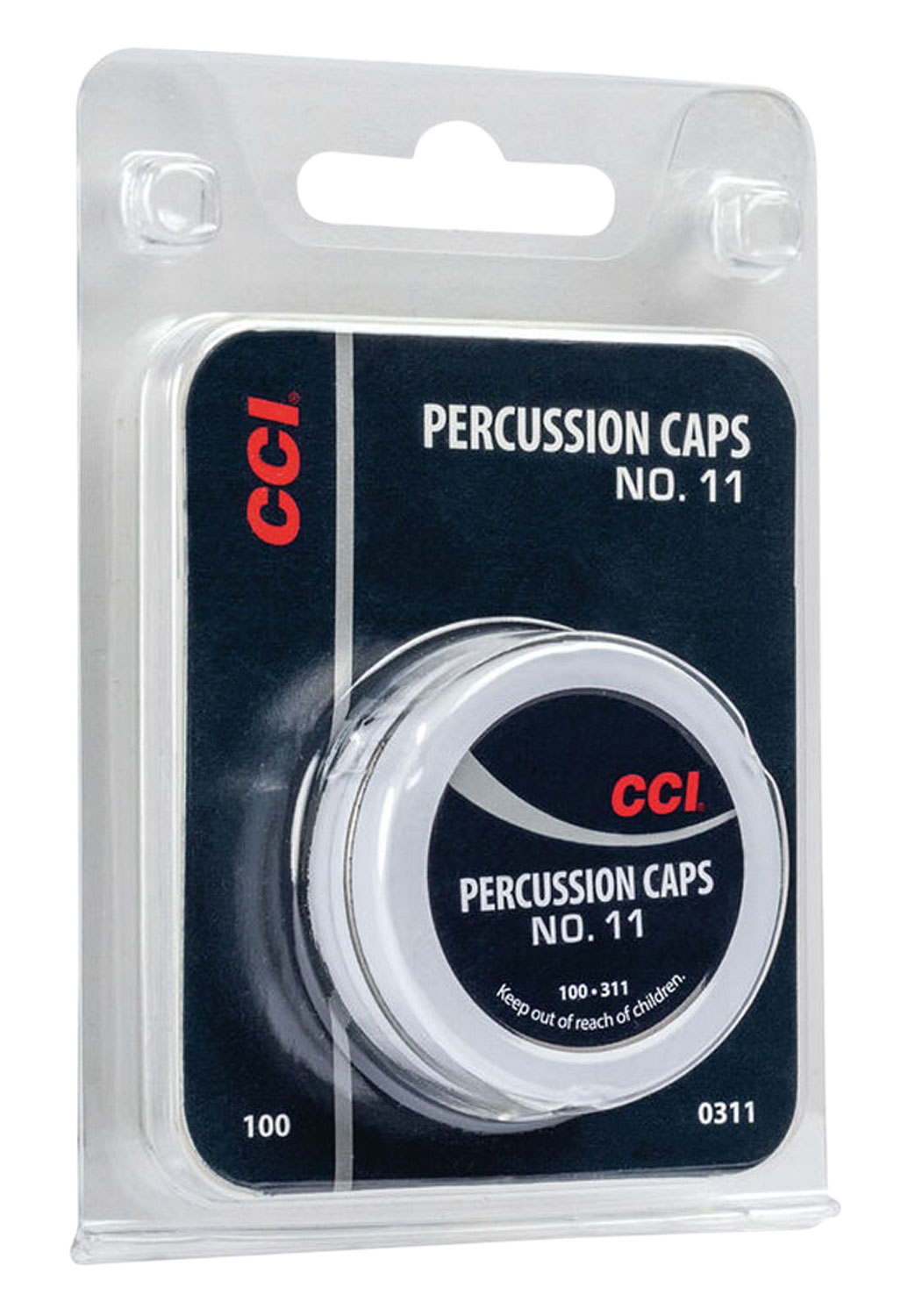 CCI 311 Percussion Cap  Black Powder Copper #11 1000 per Box, 5 per Case