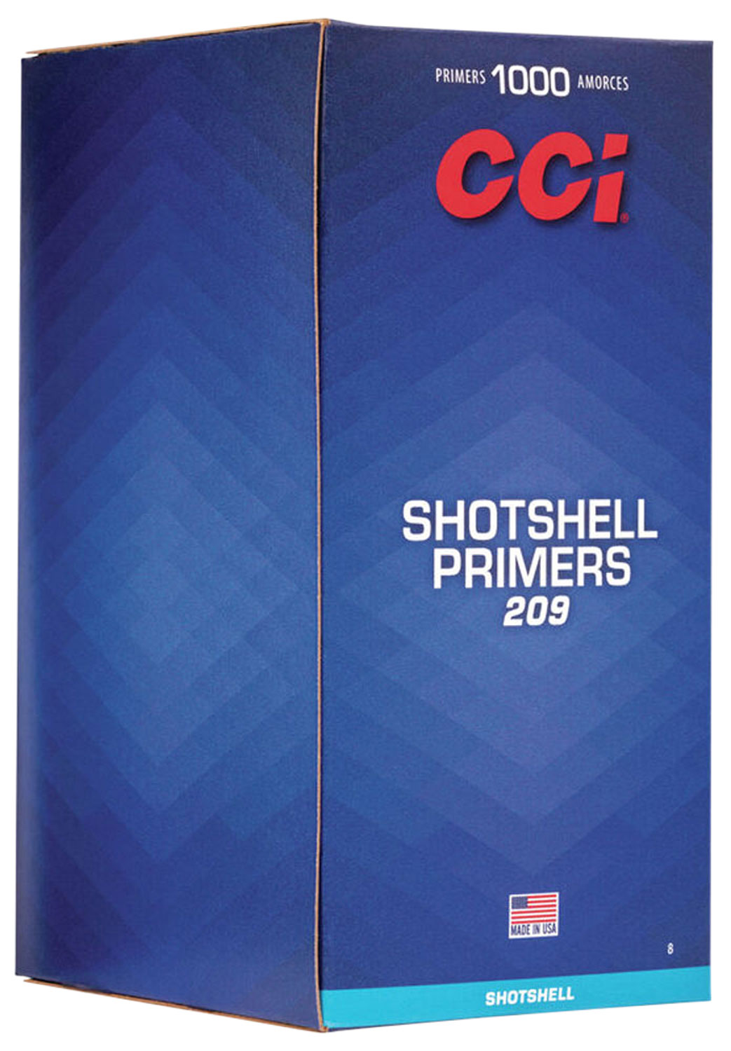 CCI 8 Shotshell Primers 209 Shotgun 1000 Per Pack