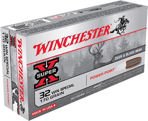 Winchester Ammo X32WS2 PowerPoint  32WinSpecial 170gr 20 Per Box/10 Case  | .32 WIN | 020892200425