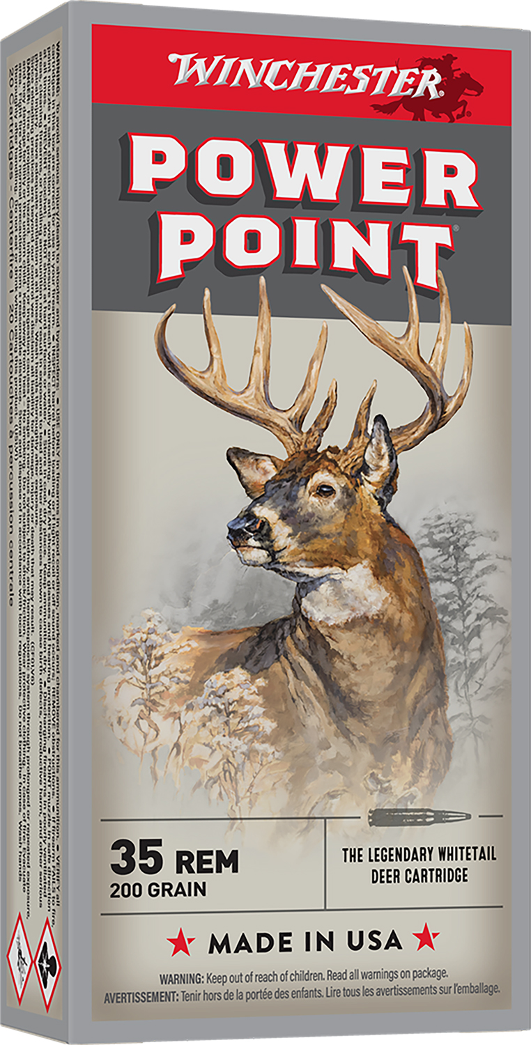 Winchester Ammo X35R1 PowerPoint  35Rem 200gr 20 Per Box/10 Case  | .35 REM | 020892200142