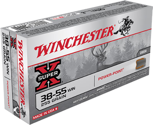 Winchester X3855 Super-X Rifle Ammo 38-55 , SP, 255 Grains, 1320 fps  | .3855 WIN | 020892201125