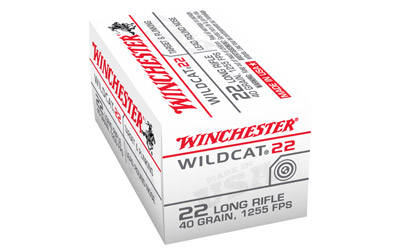 Winchester Wildcat Rimfire Ammunition .22 LR 40 gr LRN 50/box  | .22 LR | 020892100060