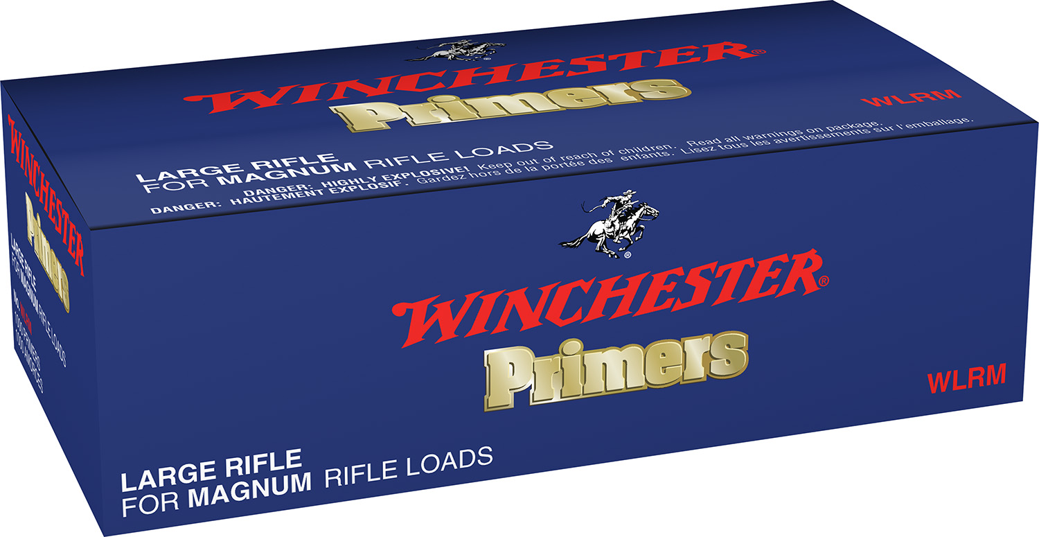 Winchester Ammo WLRM #8 1/2 M  Large Magnum Rifle Rifle 10 Boxes of 100 Primers