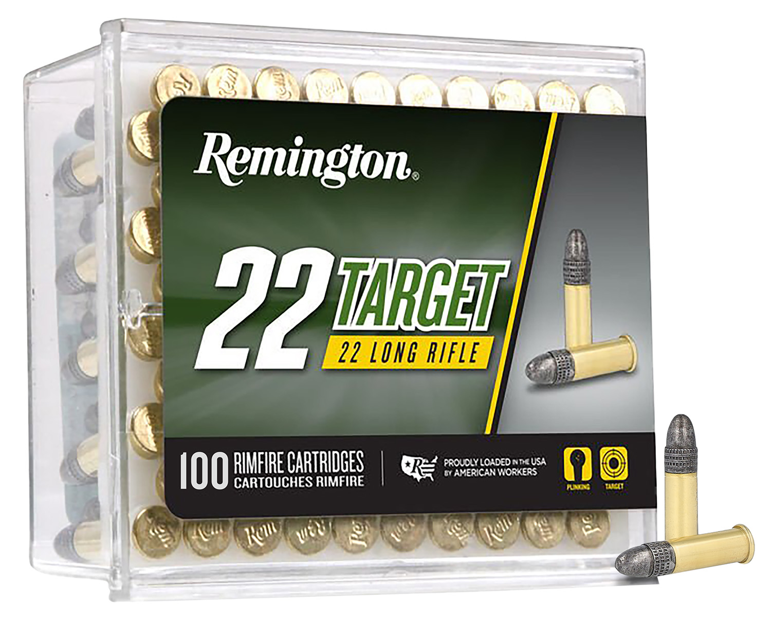 Remington Ammunition 21022 Target Rimfire 22 LR 40 gr Round Nose 50 Per Box/ 100 Cs | .22 LR | 047700001104