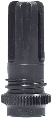 Advanced Armament 64141 Blackout Flash Hider 51T 5.56mm 1/2x28 tpi Aerospace Alloy Black Nitride