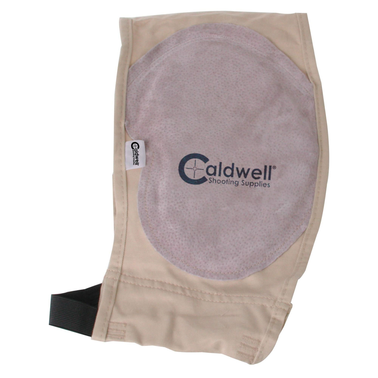 Caldwell 310010 Magnum Plus Recoil Shield Tan Cloth w/Leather Pad Ambidextrous