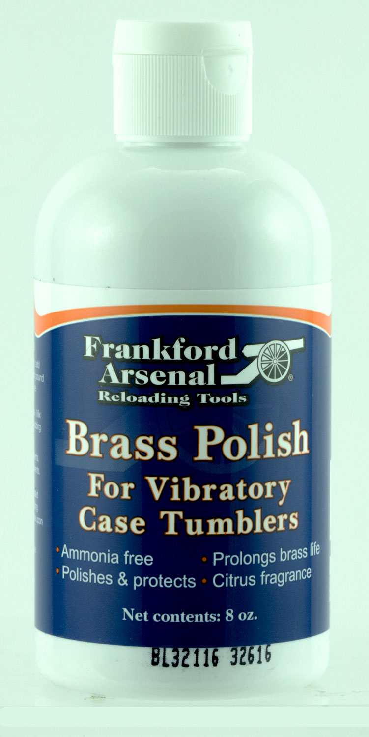 Frankford Arsenal 887335 Quick-N-Ez Brass Polish 8 oz Squeeze Bottle