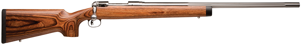 Savage Arms 19139 12 BVSS 308 Win Caliber with 41 Capacity, 26 Inch Barrel, Matte Stainless Metal Finish  Satin Brown Laminate Stock Right Hand Full Size | 011356191397