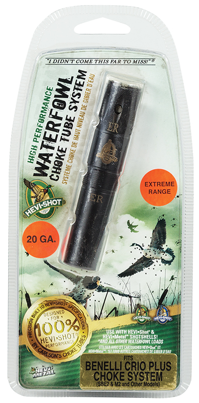 HEVI-Shot 240123 Waterfowl  Crio Plus 20 Gauge Extended Range 17-4 Stainless Steel Black