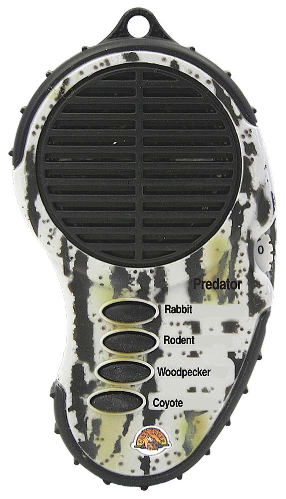 Cass Creek 334 Mini Electronic Predator Electronic Call Coyote/Rabbit/Rodent/Woodpecker Sounds Attracts Predators Brown Plastic