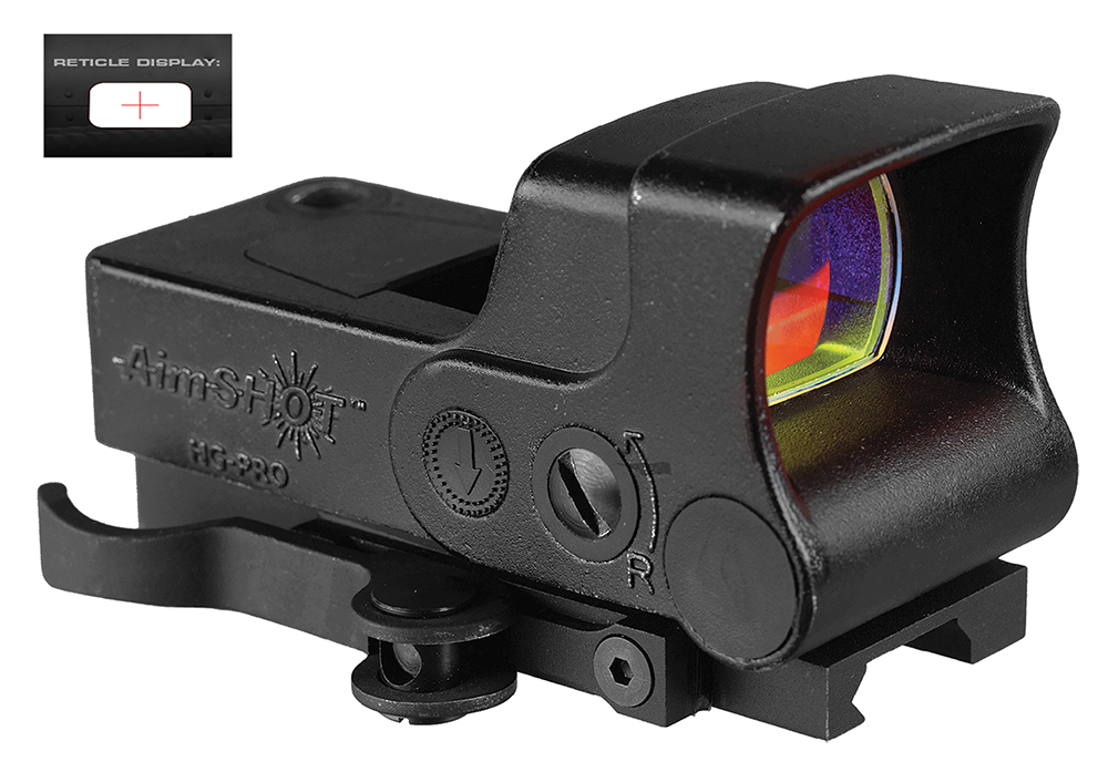 Aimshot HGPROB HG-Pro 1x 34mm Unlimited Eye Relief Red Crosshair Black Matte CR123A Lithium