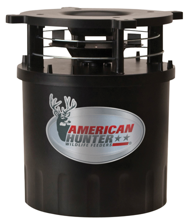 American Hunter 30590 R-Pro Feeder Kit 24 Programs 1-30 Seconds Duration Black Powder Coated Features Analog Clock Timer & Varmint Guard