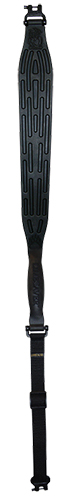 Limbsaver 12137 Kodiak-Lite Sling made of Black NAVCOM Rubber with QD System for Rifles