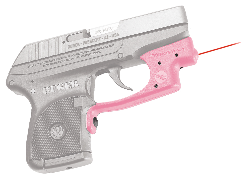 Crimson Trace LG431PINK Laserguard  
Red Laser Ruger LCP Trigger Guard Pink
